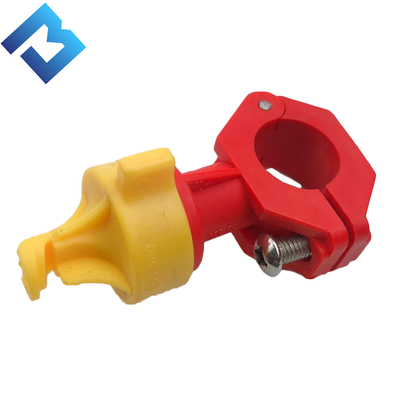 Amarillo y rojo de la boca de espray plástico del recambio de la máquina del rodillo de camino para Bomag BW203