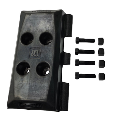 Kit de zapatos de caucho de pista 300x170mm para pavimentadores de asfalto ABG BOMAG 14272215