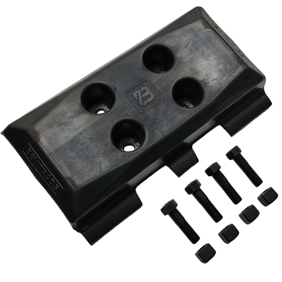Kit de zapatos de caucho de pista 300x170mm para pavimentadores de asfalto ABG BOMAG 14272215
