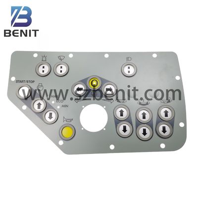 producto caliente piezas de pavimentador de asfalto consola principal botón panel de película adesivo de la antigua generación con pegatinas
