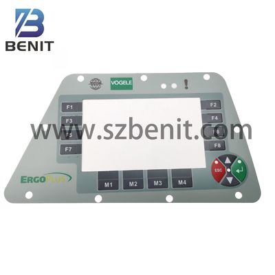 producto caliente piezas de pavimentador de asfalto consola principal botón panel de película adesivo de la antigua generación con pegatinas