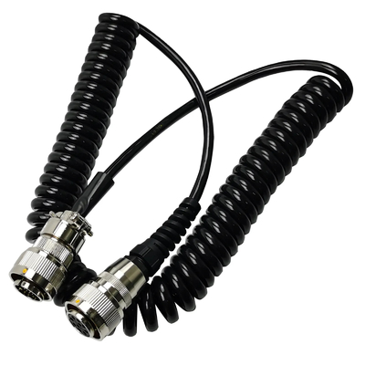 2143056 Fuente de alimentación Cables en espiral 0.5M alambre en espiral 10 pines -10 agujeros W195 W200 Controlador de profundidad de pantalla única