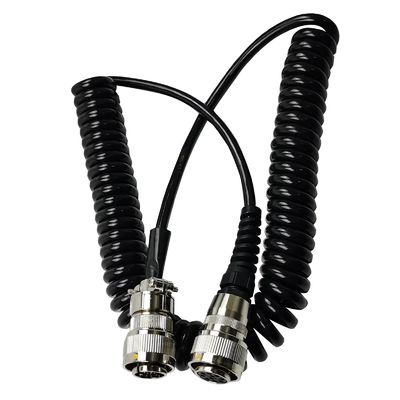 2143056 Fuente de alimentación Cables en espiral 0.5M alambre en espiral 10 pines -10 agujeros W195 W200 Controlador de profundidad de pantalla única