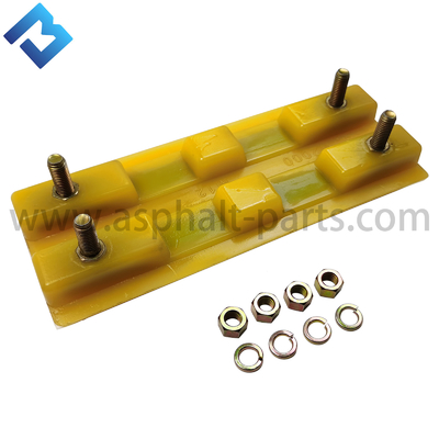 2411112 Polyurethane Rubber Block / Track Shoe Milling Machine Piezas de repuesto 3 costillas para la construcción de carreteras W205/W2000