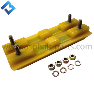 2411112 Polyurethane Rubber Block / Track Shoe Milling Machine Piezas de repuesto 3 costillas para la construcción de carreteras W205/W2000