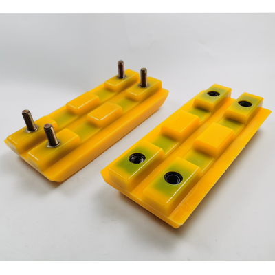 Cojines polivinílicos amarillos de la pista para la fresadora W1000F W1300F W100F 2411111 de
