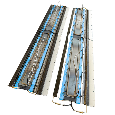 Estufas de alta calidad de base de la unidad SCREED AB600-2TP1 ((2073391) Para el asfalto paver material del kit de placas de viento NM400 Hardox400