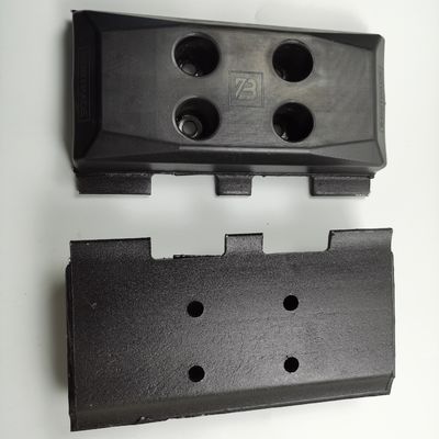 Pantalón de caucho negro de 300 mm para pavimentos de asfalto de