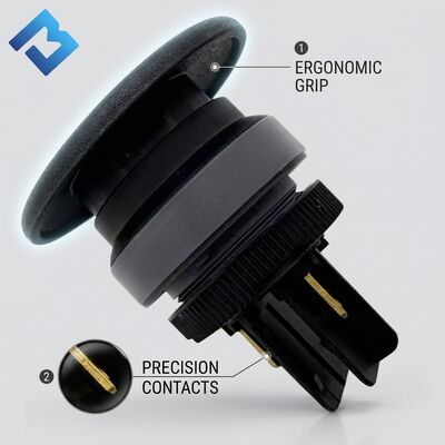 2112465 Switch 24V Mushroom  Button For W195 W200 Milling Machine