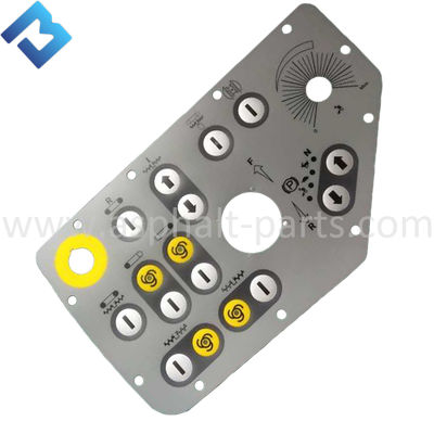 Película Adhesiva para Panel de Botones de Consola Principal Benit con Anillo Circular para Pavimentadora de Asfalto S1800 S1900 S2100