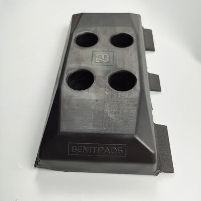 Pantalón de caucho negro de 300 mm para pavimentos de asfalto de