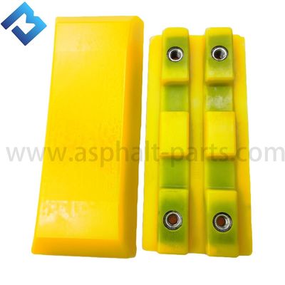 Construcción de carreteras Polyurethane Rubber 300*130-50P Tres costillas M12 Agujas de tornillo (centro Distancia 228*57) 2411112
