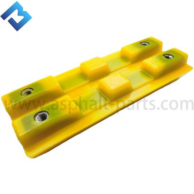 Construcción de carreteras Polyurethane Rubber 300*130-50P Tres costillas M12 Agujas de tornillo (centro Distancia 228*57) 2411112