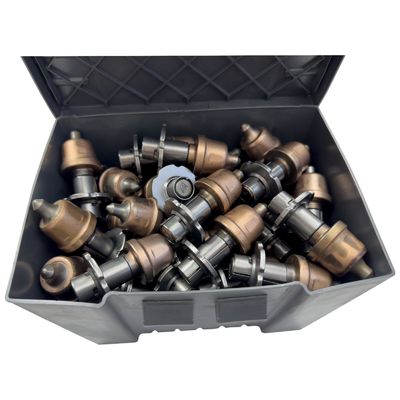 Parches de fresadora de diseño eficiente para rodillos de pista W195 W1900 M6-20 picks