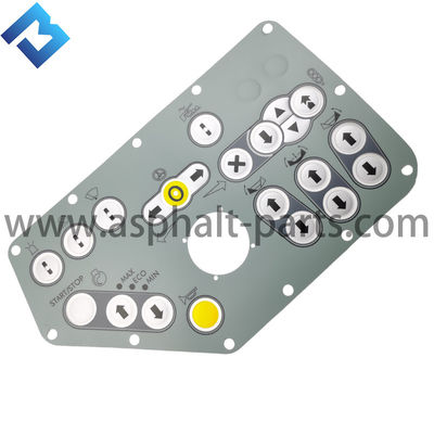 VGL Plus Panel de control de pegamento pegatina de la consola principal del botón del panel de película para las partes del asfalto paver