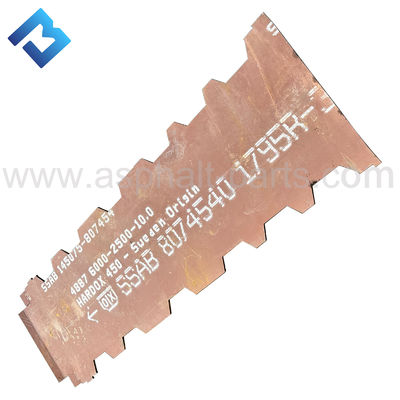 Placas delanteras y traseras S1880L-3L 2377338/2377343 para pavimentadores de asfalto