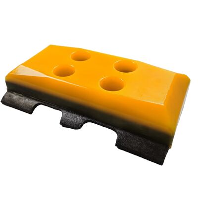 150821 ABG325 ABG323 ABG326 Almohadillas de oruga Poly Track Pad 300*170-B2 Almohadillas de oruga integradas de poliuretano