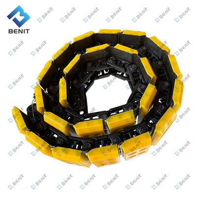 Cadena de oruga de alta calidad Benit con zapatas de oruga 108756 131303 120610 121235 193008 196321 para fresadora W1500 W1900 W2100 W2200 W2000