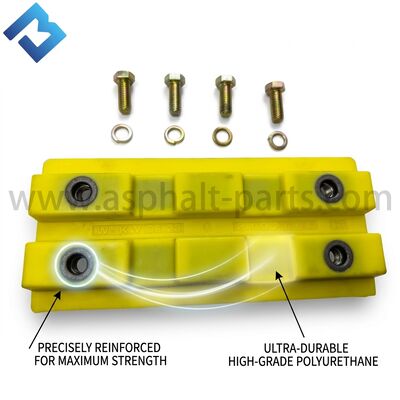 Zapata de oruga de poliuretano 2411111 para fresadora de carreteras W200 W195 W155 W1900