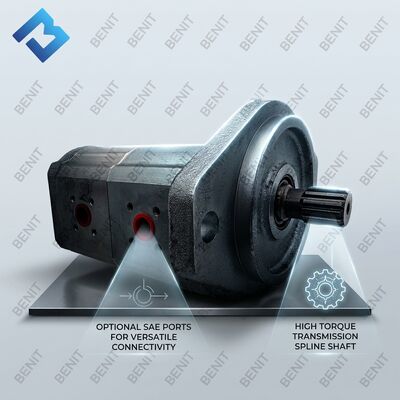 VOE12847534 ABGP6820DL Paver Pump Concentric FT12A1 Double Gear Pump Hydraulic