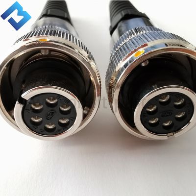 Sistema de nivelación de pavimentos de asfalto Dinamarca 6 agujeros de conexión de cable de sonda de haz de balanza CAN