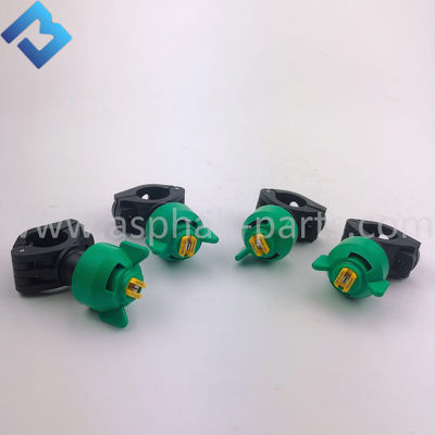 OEM ODM CC522 Boquilla de pulverización de plástico de tamaño pequeño Verde Negro para rodillos de carretera